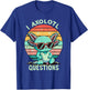 I Axolotl Questions Kids Retro Vintage T-Shirt - T-Shirt | Royal