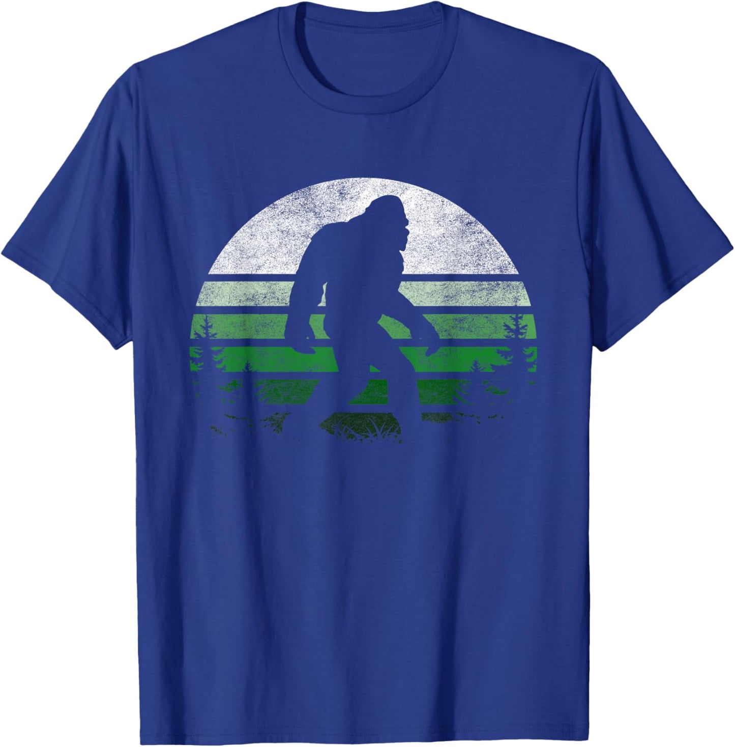 Bigfoot Retro Vintage St Patricks Sasquatch Lovers Men Women T-Shirt - T-Shirt | Royal