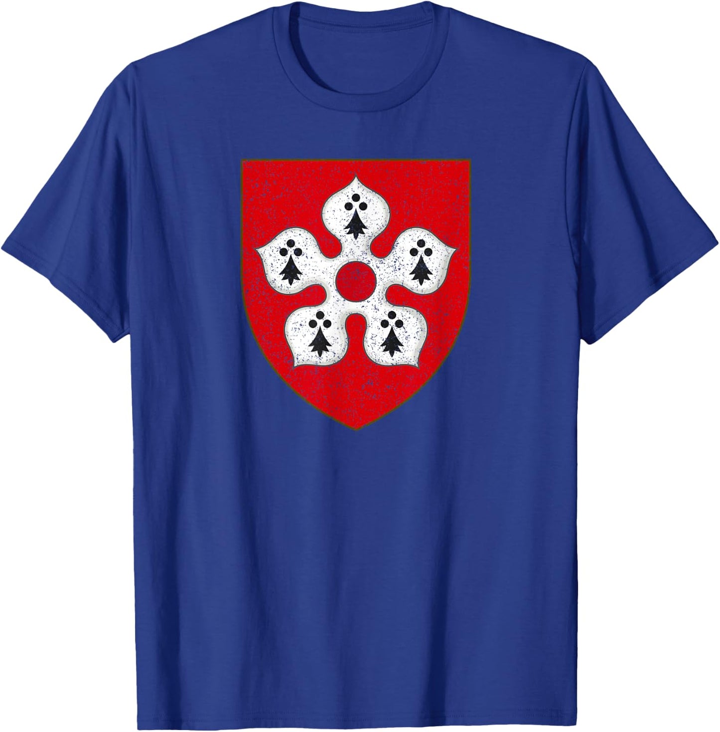 Leicester City Flag East Midlands England T-Shirt - T-Shirt | Royal