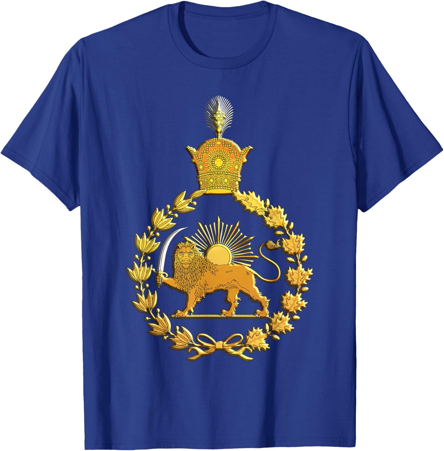 Iran Lion and Sun Pahlavi Dynasty Shir o Khorshid T-Shirt - T-Shirt | Royal