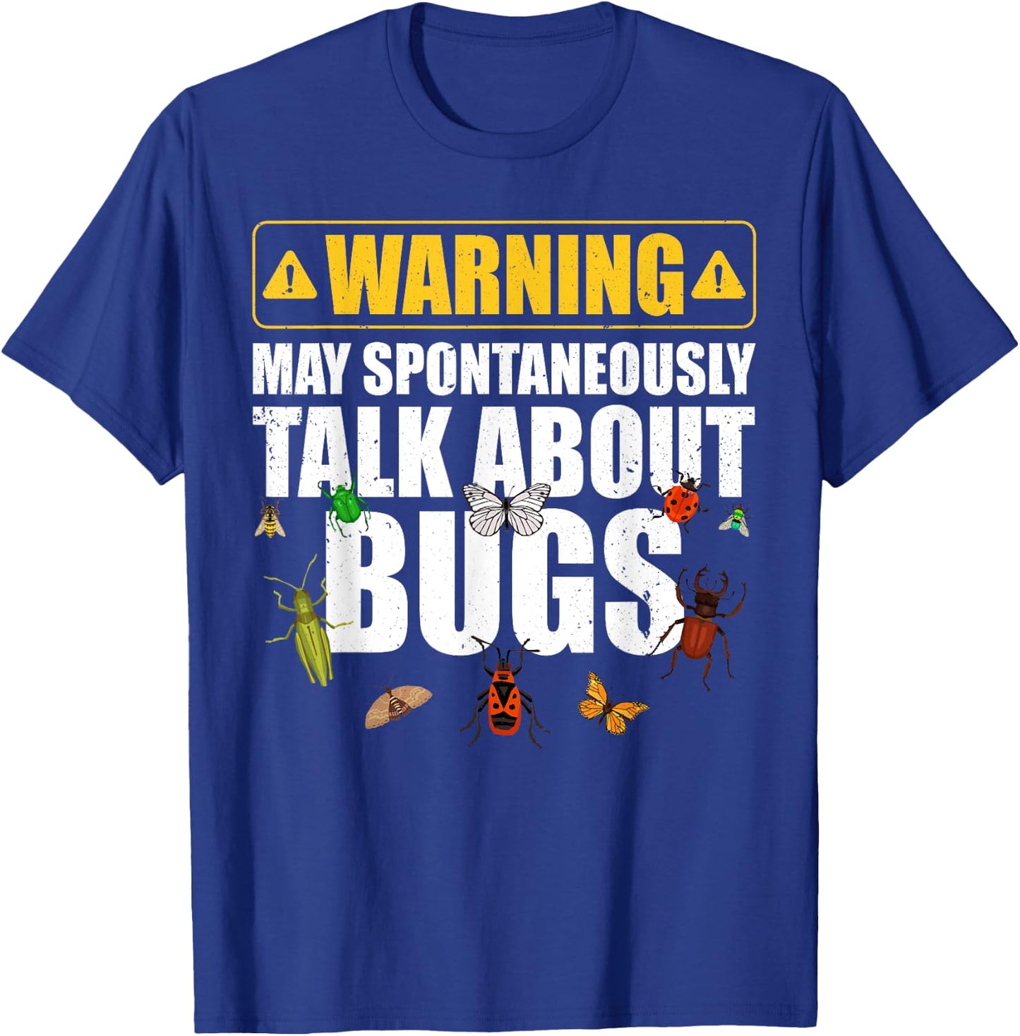 Cool Bug Women Insect Lady Bug Lover Moth Entomology T-Shirt - T-Shirt | Royal