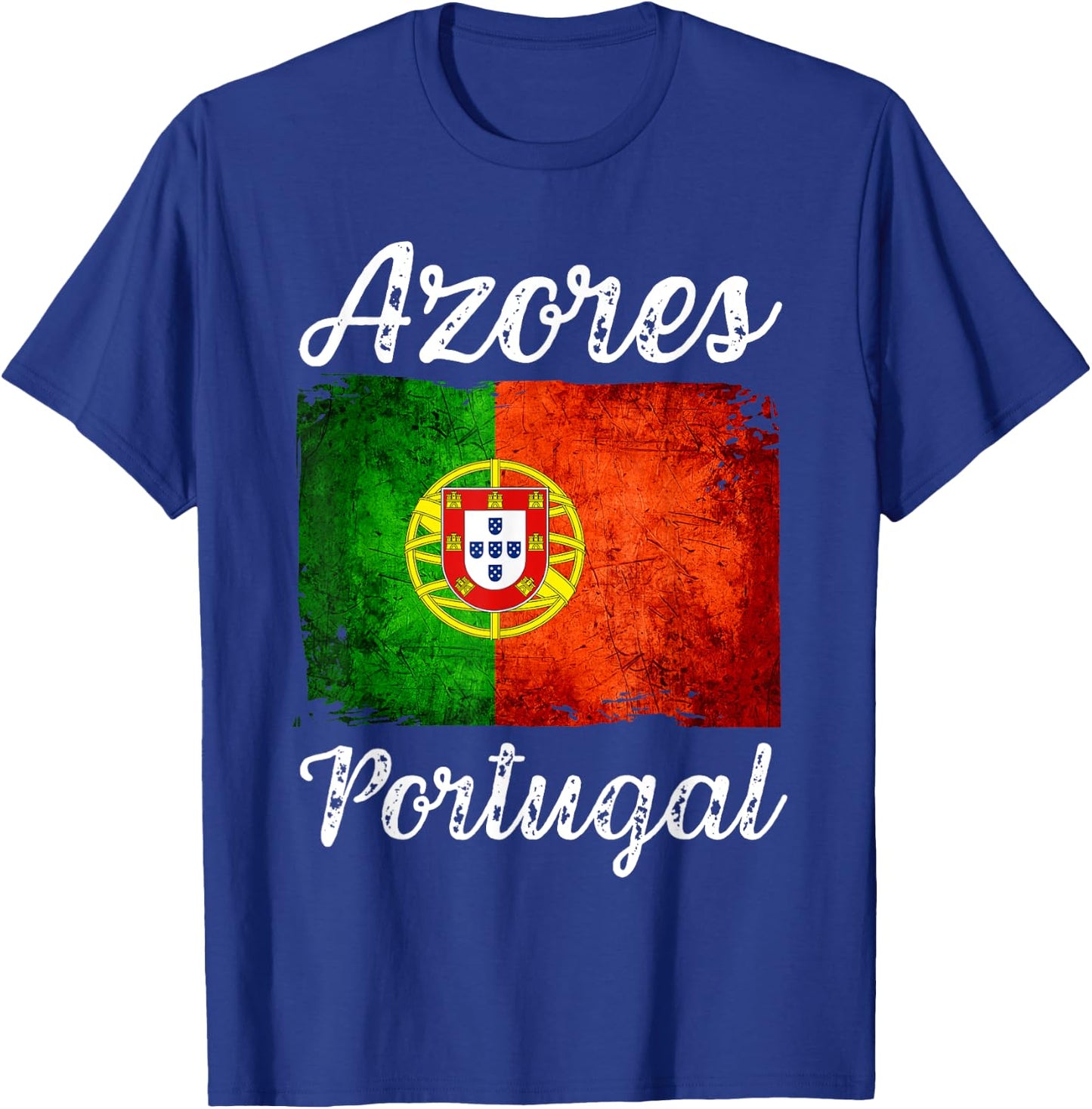 Azores Portuguese Flag Patriotic Azores Souvenirs T-Shirt - T-Shirt | Royal