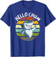 Hello Chum Shark Funny Shark Saying For Shark Lovers T-Shirt - T-Shirt | Royal