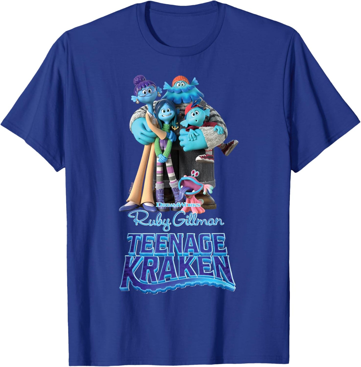 DreamWorks Ruby Gillman, Teenage Kraken The Gillmans T-Shirt - T-Shirt | Royal