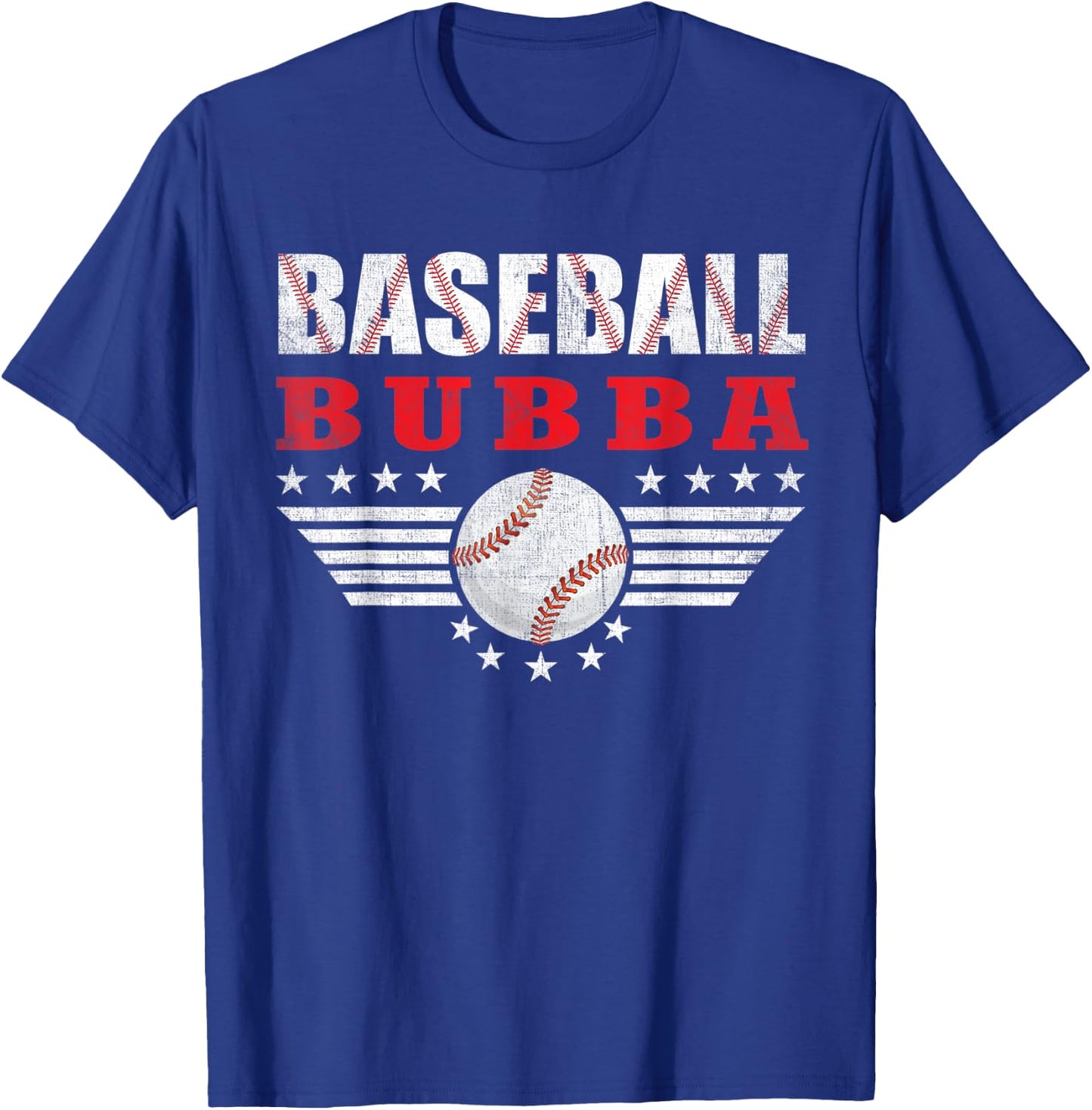 Baseball Bubba Funny Sports Players Bubba Father's Day T-Shirt - T-Shirt | Royal