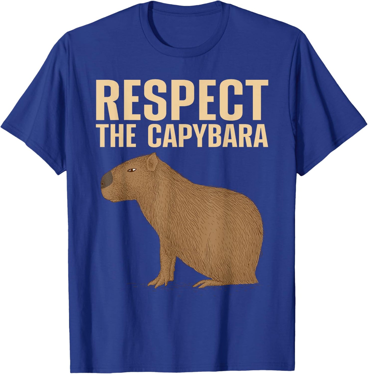 Funny Capybara Women Kids Cavy Rodent Capybara Lover T-Shirt - T-Shirt | Royal