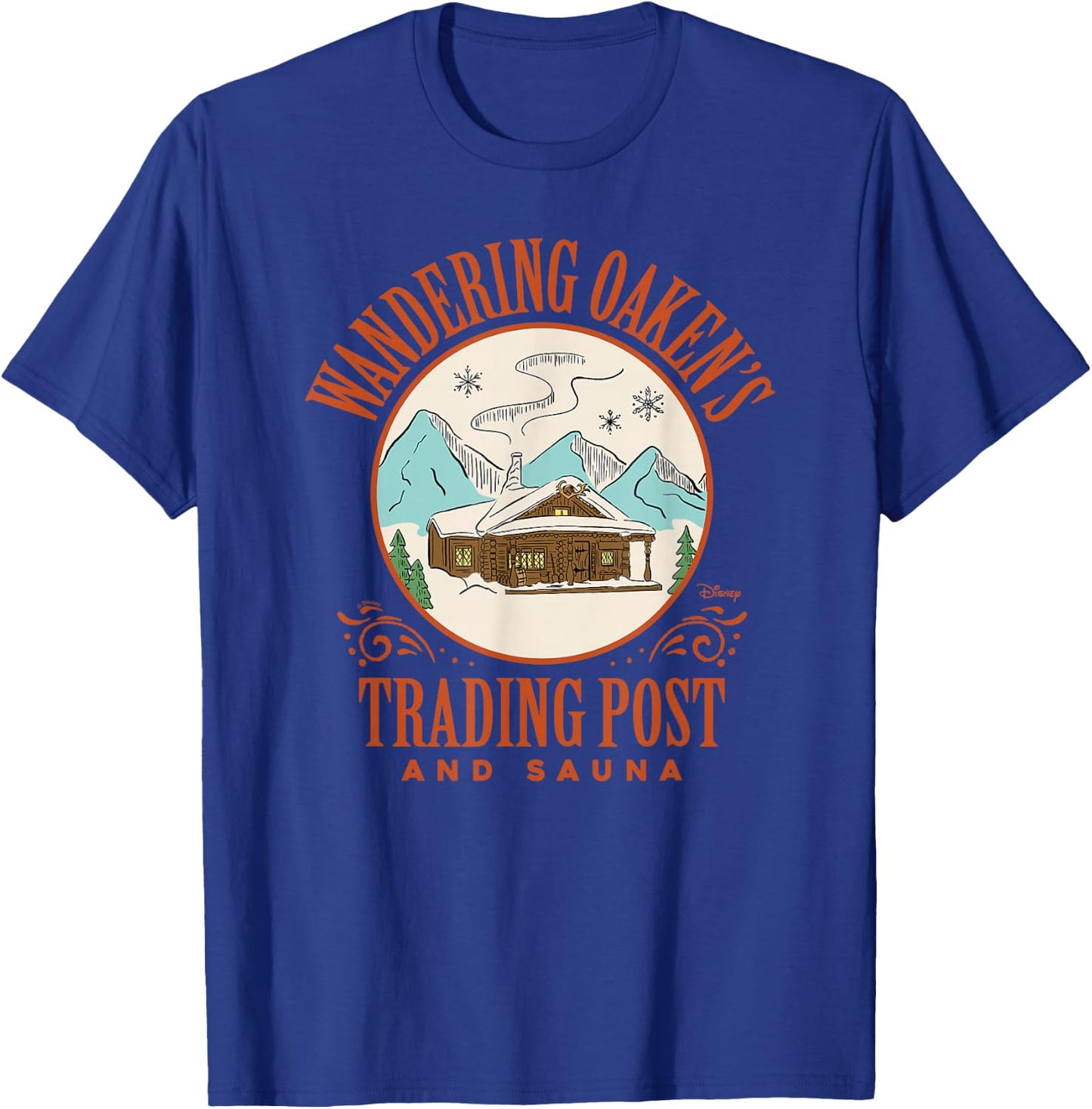 Frozen - Wandering Oaken's Trading Post & Sauna T-Shirt - T-Shirt | Royal