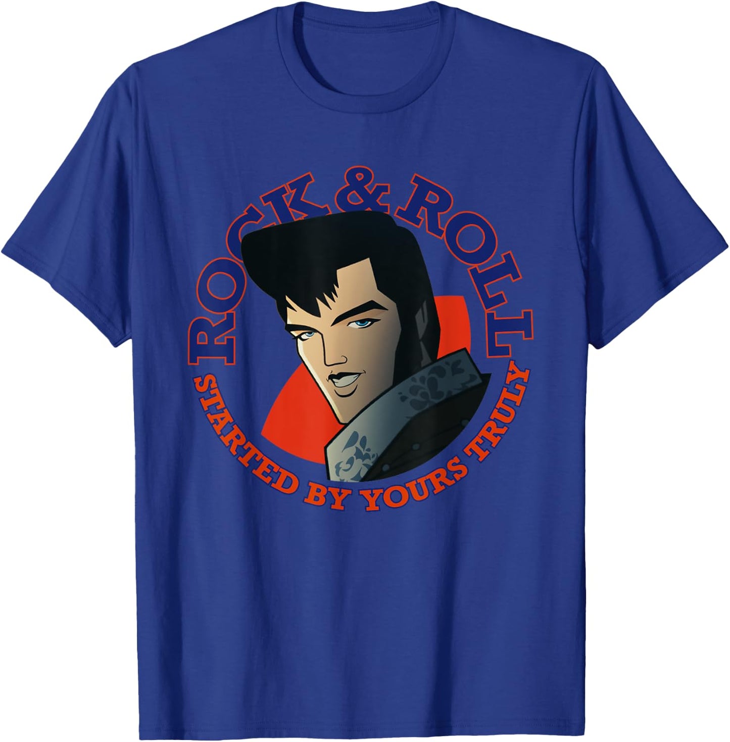 Agent Elvis Rock & Roll T-Shirt - T-Shirt | Royal