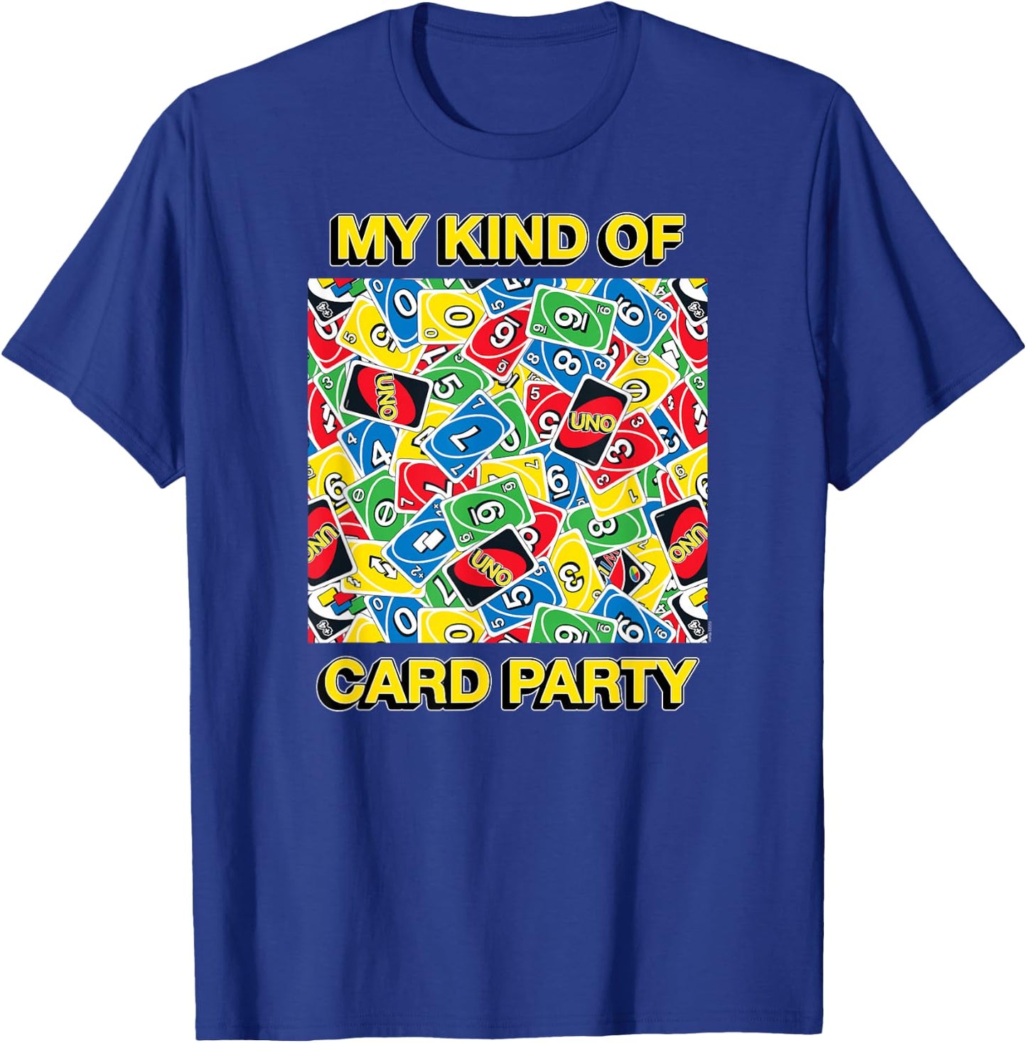 UNO - My Kind Of Card Party T-Shirt - T-Shirt | Royal