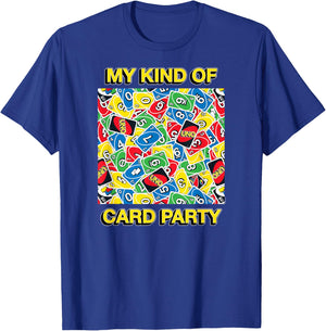 UNO - My Kind Of Card Party T-Shirt - T-Shirt | Royal