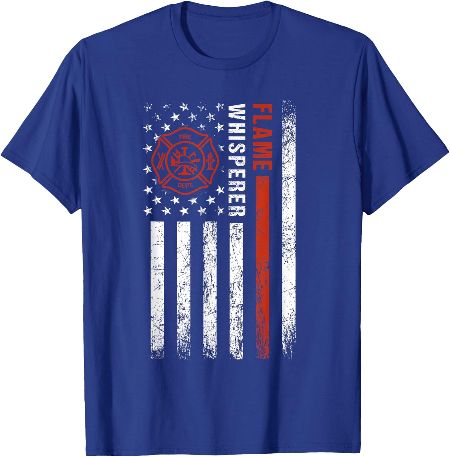 Funny Firefighting Fireman - Volunteer Firefighters T-Shirt - T-Shirt | Royal