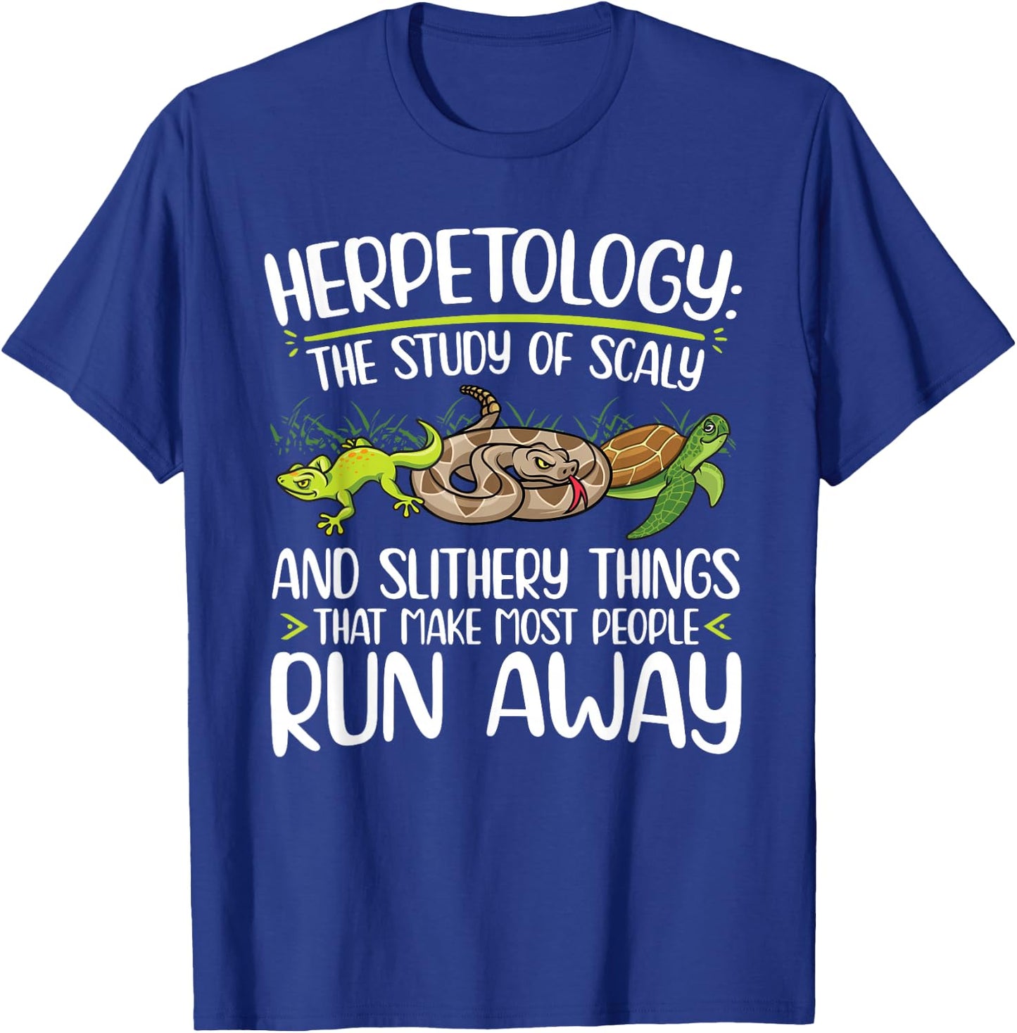 Herpetology definition Herping Zoology T-Shirt - T-Shirt | Royal