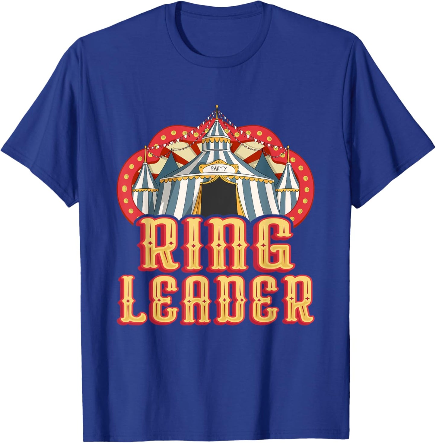 Ring Leader - Vintage Circus Birthday T-Shirt - T-Shirt | Royal