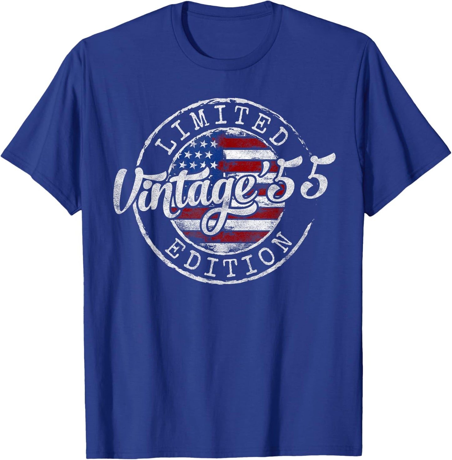 Vintage 1955 70th Birthday Gifts Women 70 Year Old T-Shirt - T-Shirt | Royal