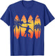Surfer Surfboard Vintage Surfing Beach Summer Surf T-Shirt - T-Shirt | Royal