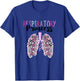 Respiratory Princess Lung Doctor RT Respiratory Therapist T-Shirt - T-Shirt | Royal