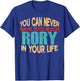 Funny Rory Personalized First Name Joke Item T-Shirt - T-Shirt | Royal