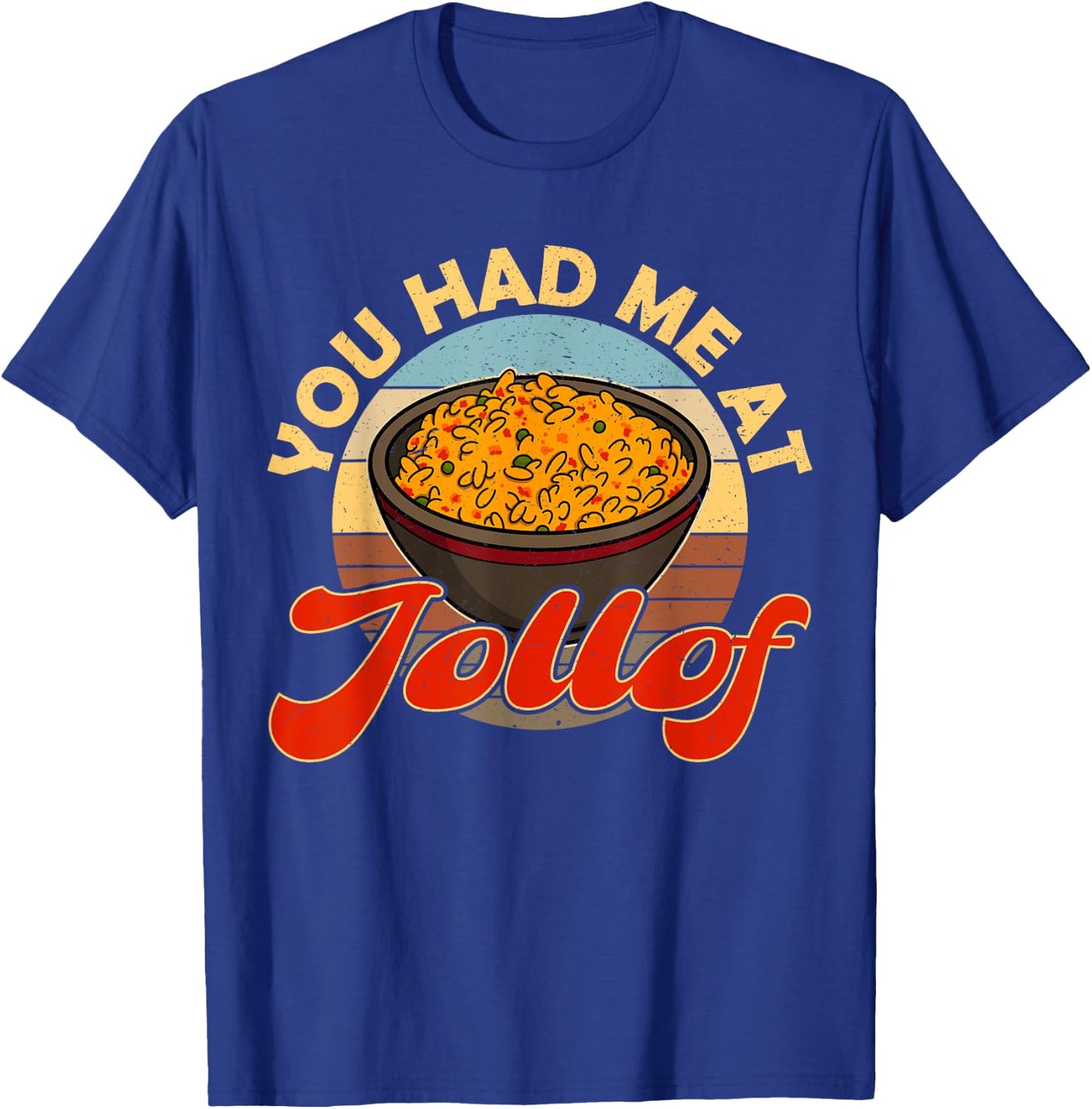 Jollof Nigeria fried food Nigerian flags African root Naija T-Shirt - T-Shirt | Royal