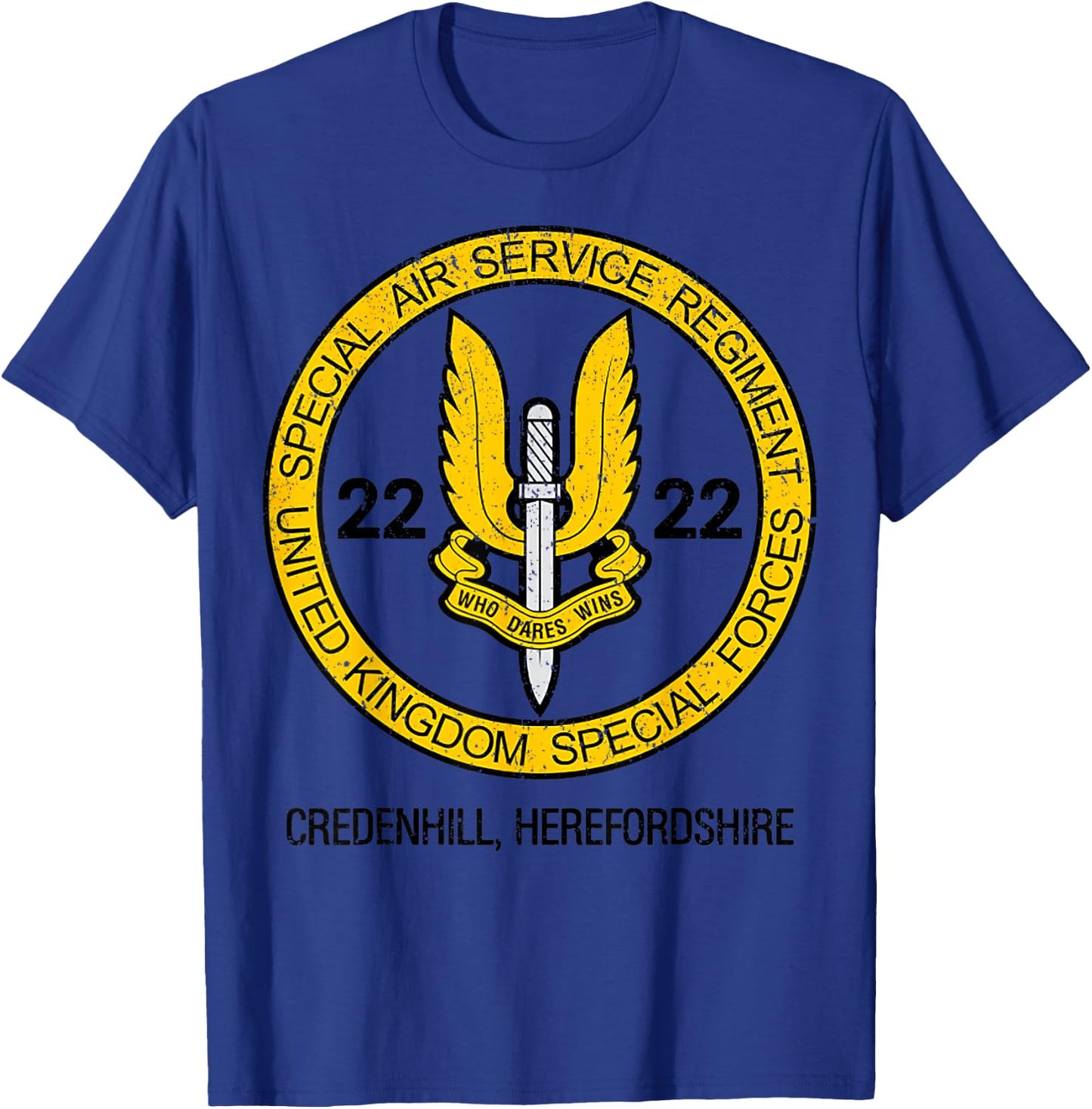 Vintage Mod 30 SAS Special Air Service T-Shirt - T-Shirt | Royal