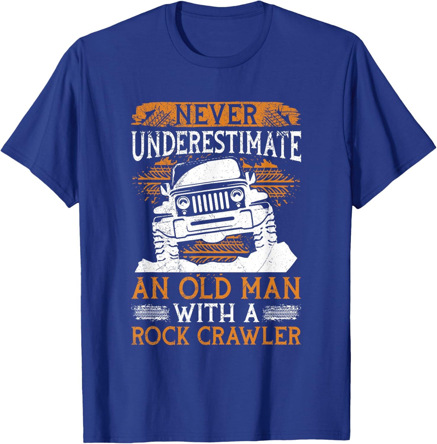 Rock Crawling 4 Wheeler Design for a Rock Crawler Expert T-Shirt - T-Shirt | Royal