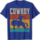 Western Outfits Nashville Men Boys Kids Country Rodeo Cowboy T-Shirt - T-Shirt | Royal