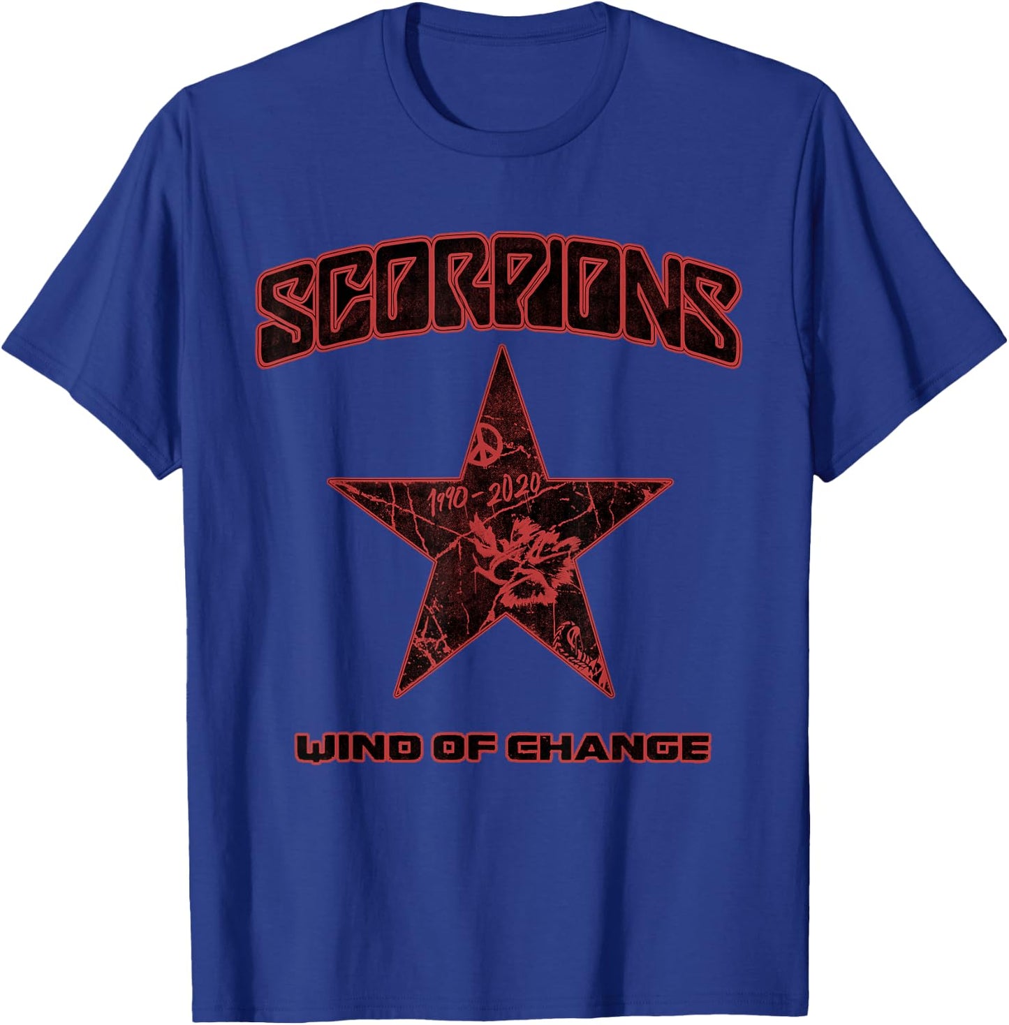 Official Scorpions Wind of Change Black T-Shirt - T-Shirt | Royal