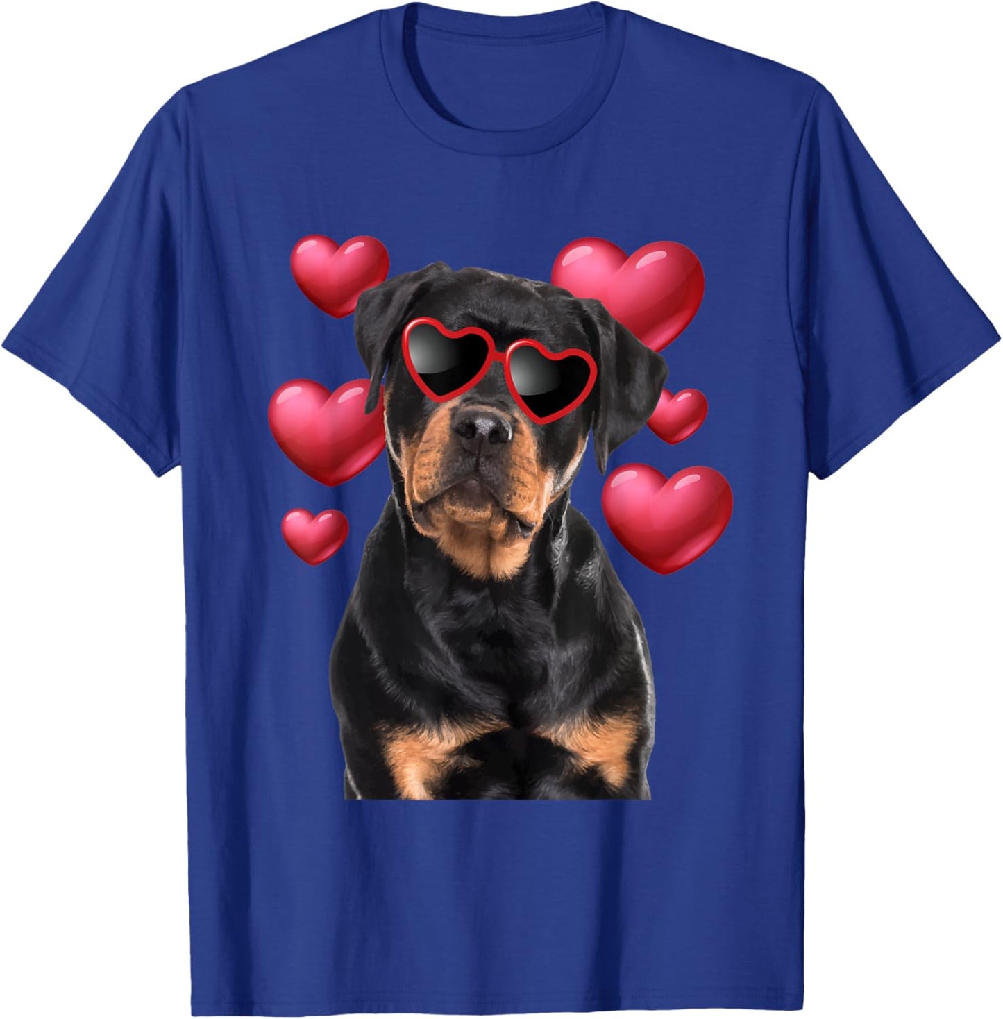Valentines Rottweiler - Dog Breeder Puppy Lover T-Shirt - T-Shirt | Royal