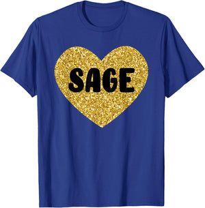 Sage I Love Sage Funny Food Spices Seasonings T-Shirt - T-Shirt | Royal