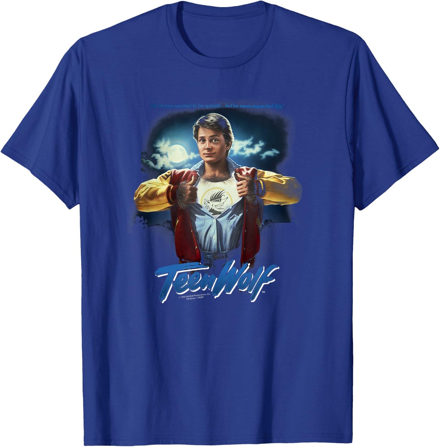 Teen Wolf Poster T-Shirt - T-Shirt | Royal