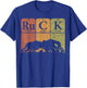 Ruck Rugby Periodic Table Elements Rugby Player Nerd Retro T-Shirt - T-Shirt | Royal