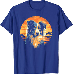 Australian Shepherd Aussie gifts T-Shirt - T-Shirt | Royal