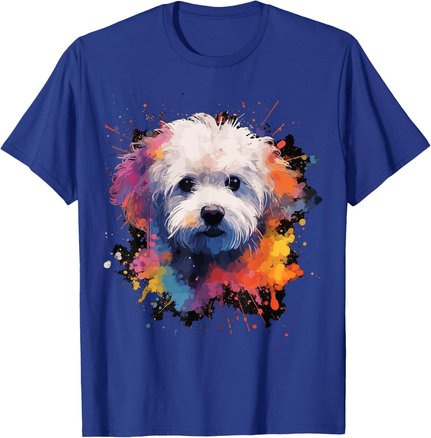 Bichon Frise Dog T-Shirt - T-Shirt | Royal