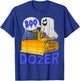 Bulldozer Halloween; Boo Dozer Kids Construction Truck T-Shirt - T-Shirt | Royal