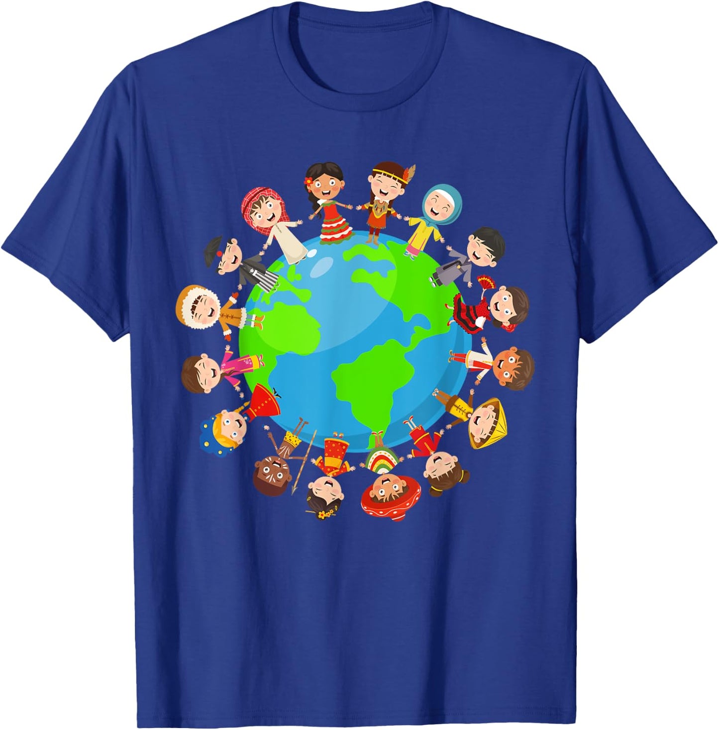 Earth Day 2023 Environmental Nature Planet | & T-Shirt - T-Shirt | Royal
