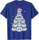 Snowy Owl Christmas Tree Funny Snowy Owl Xmas T-Shirt - T-Shirt | Royal