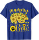Mammy Bear Sunflower Grandma Mother's Day Party T-Shirt - T-Shirt | Royal