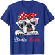 Bostie Mama Funny Boston Terrier Dog Mom Mother's Day T-Shirt - T-Shirt | Royal