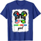 Half American Jamaican America Jamaica Flag Kids Jamairican T-Shirt - T-Shirt | Royal