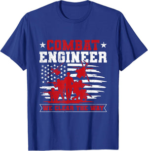 US Army Combat Engineer Quote for a Combat engineer T-Shirt - T-Shirt | Royal