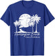 Huntington Beach California CA Vintage Sunset Surfer Retro T-Shirt - T-Shirt | Royal