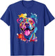 Pitbull Watercolor Splash Pittie Pit Bull Terrier Dog Lover T-Shirt - T-Shirt | Royal