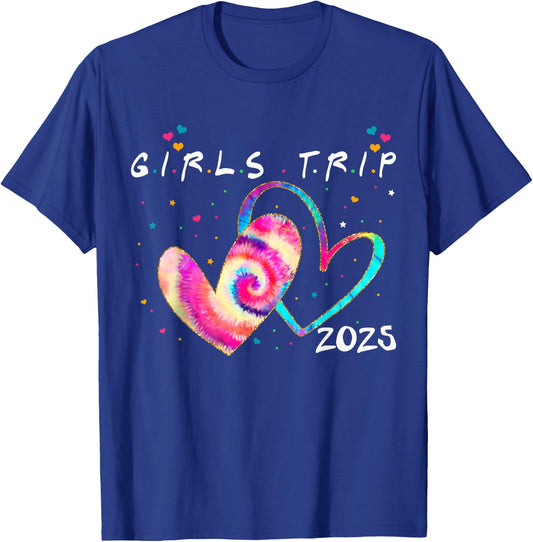 Girls Trip 2025 Summer Beach Vacation Besties T-Shirt - T-Shirt | Royal