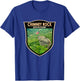 Chimney Rock State Park North Carolina Badge Vintage T-Shirt - T-Shirt | Royal