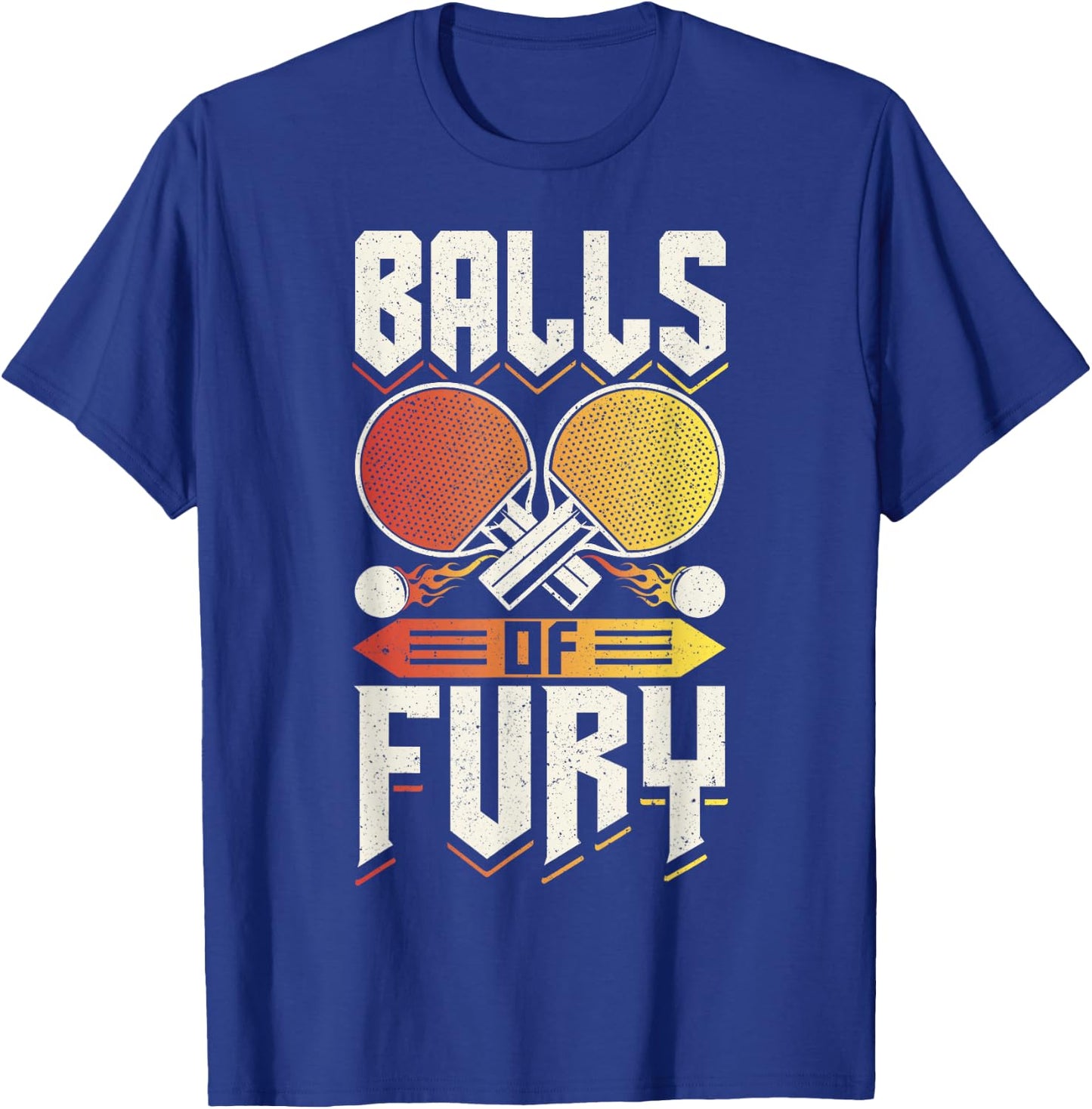 Fury Table Tennis Balls T-Shirt - T-Shirt | Royal