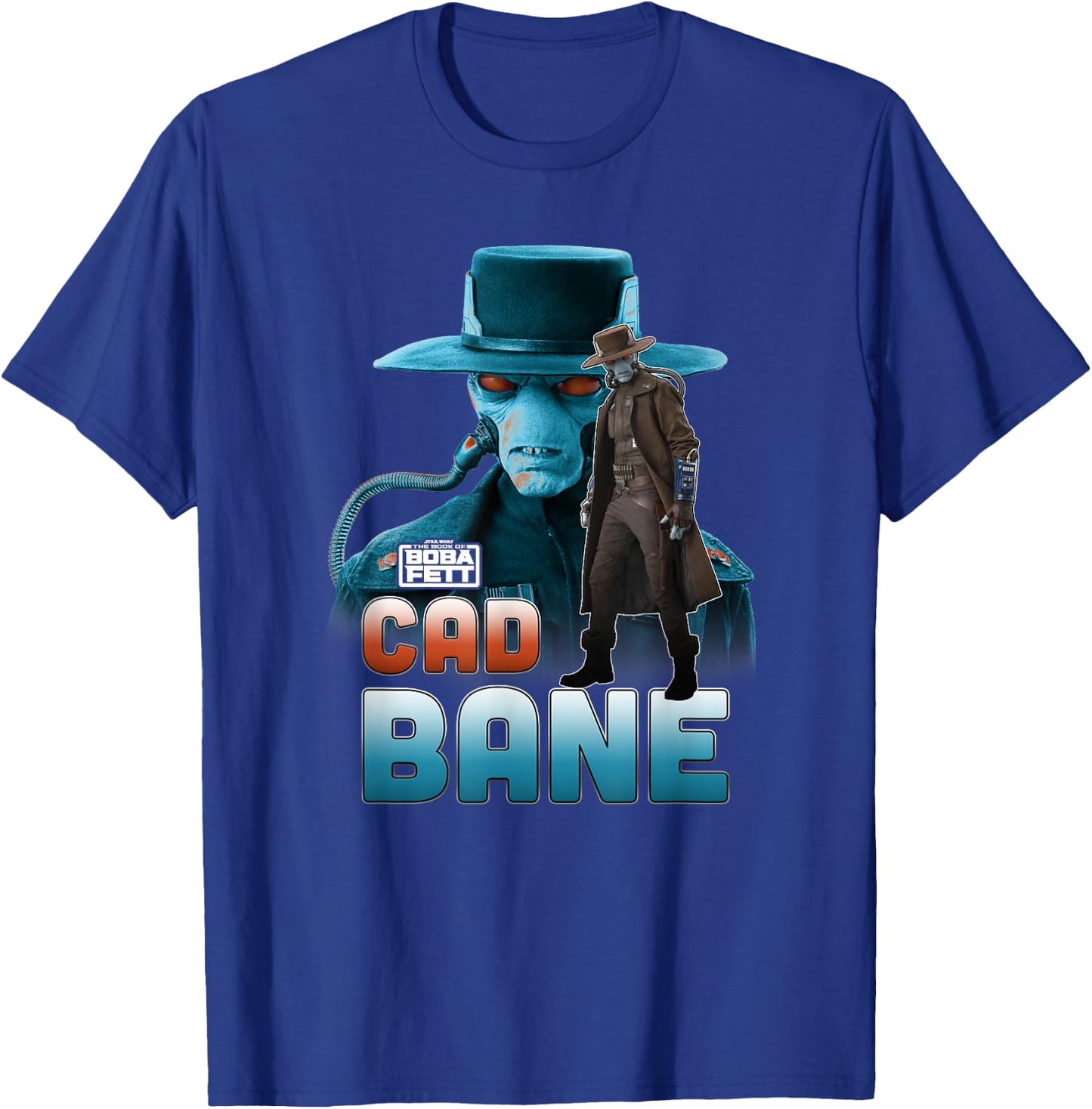Star Wars The Book Of Boba Fett Cad Bane Character poster T-Shirt - T-Shirt | Royal