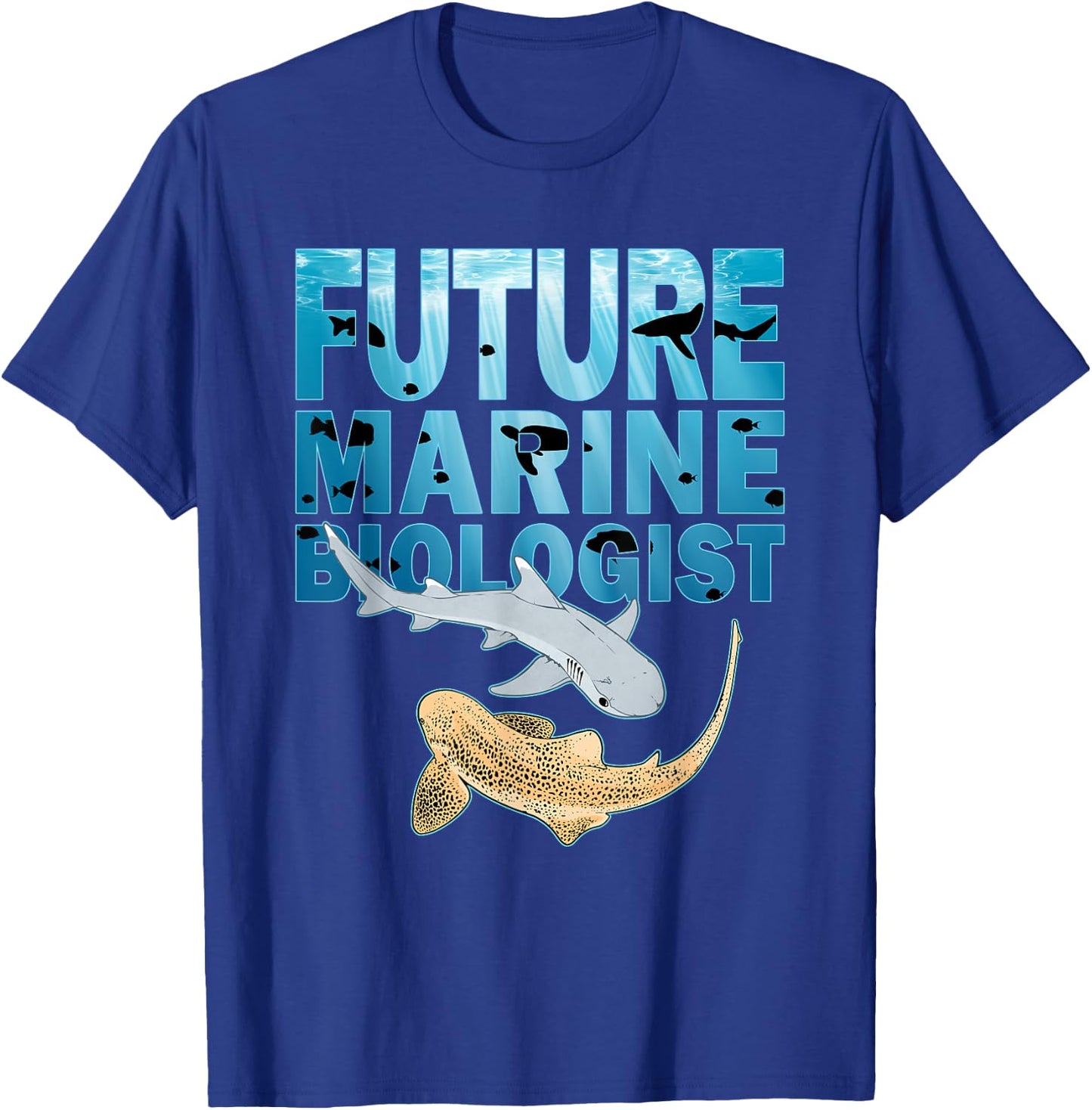 Future Marine Biologist Leopard Shark T-Shirt - T-Shirt | Royal