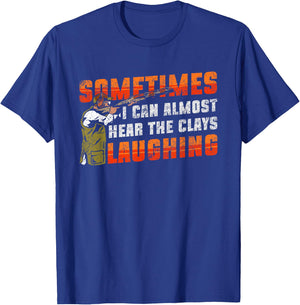 Clay Skeet Shooting Trap Shooting Clay Pigeon Funny T-Shirt - T-Shirt | Royal