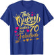 This Queen makes 70 look Fabulous 70th Birthday T-Shirt - T-Shirt | Royal