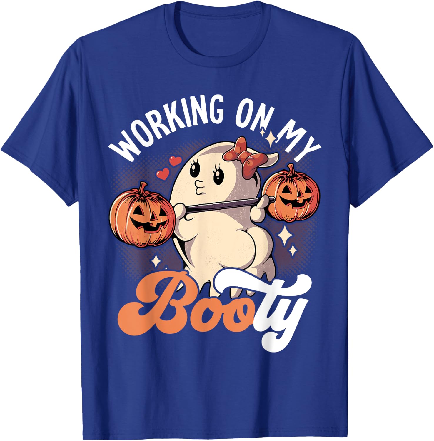 Working On My Booty T-Shirt - T-Shirt | Royal
