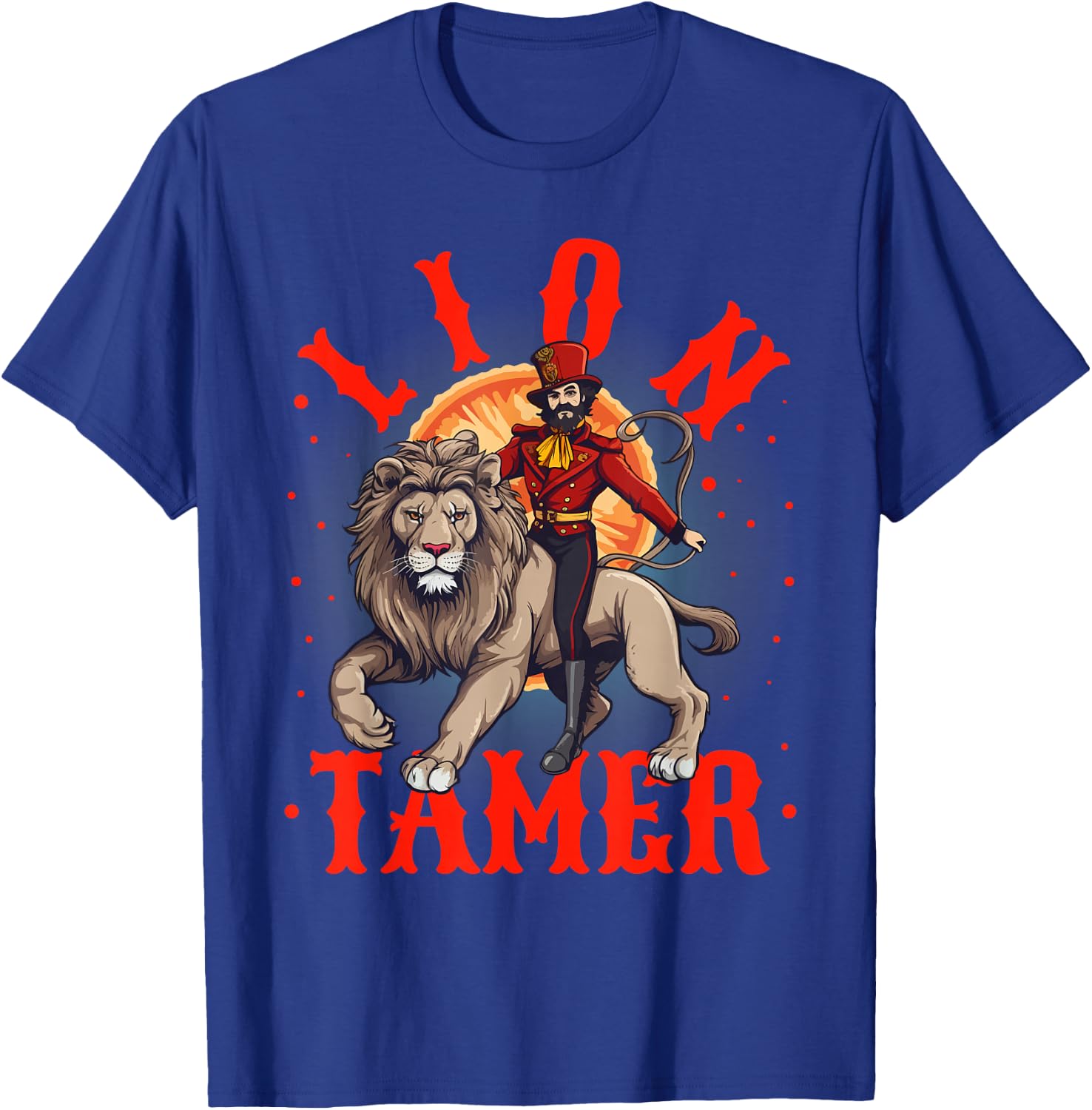 Lion Tamer Costume Ringmaster Costume Halloween T-Shirt - T-Shirt | Royal